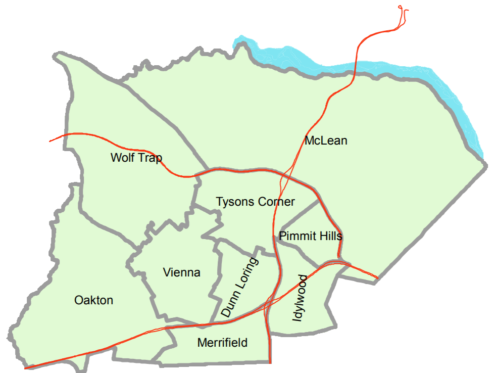 Areas in fairfax county Bottle2Bin covers